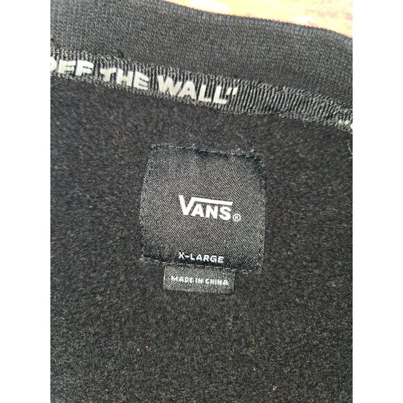 Vans Mens Original Off The Wall X-Large Black Sweatshirt - Picture 5 of 8